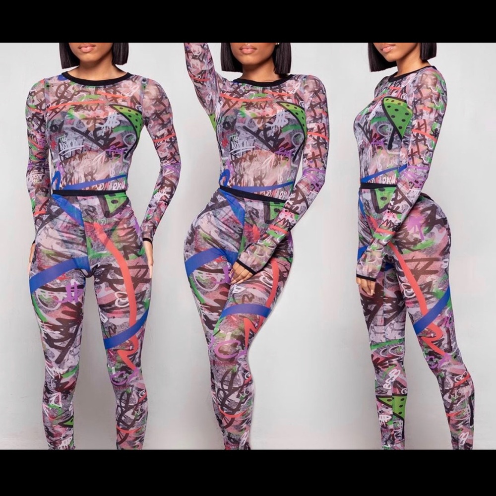Graffiti mesh set